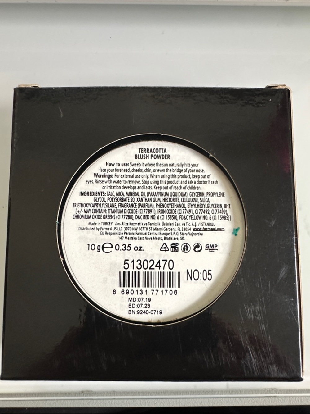 Farmasi Terracotta Blush Powder - No. 05 - Picture 5 of 5